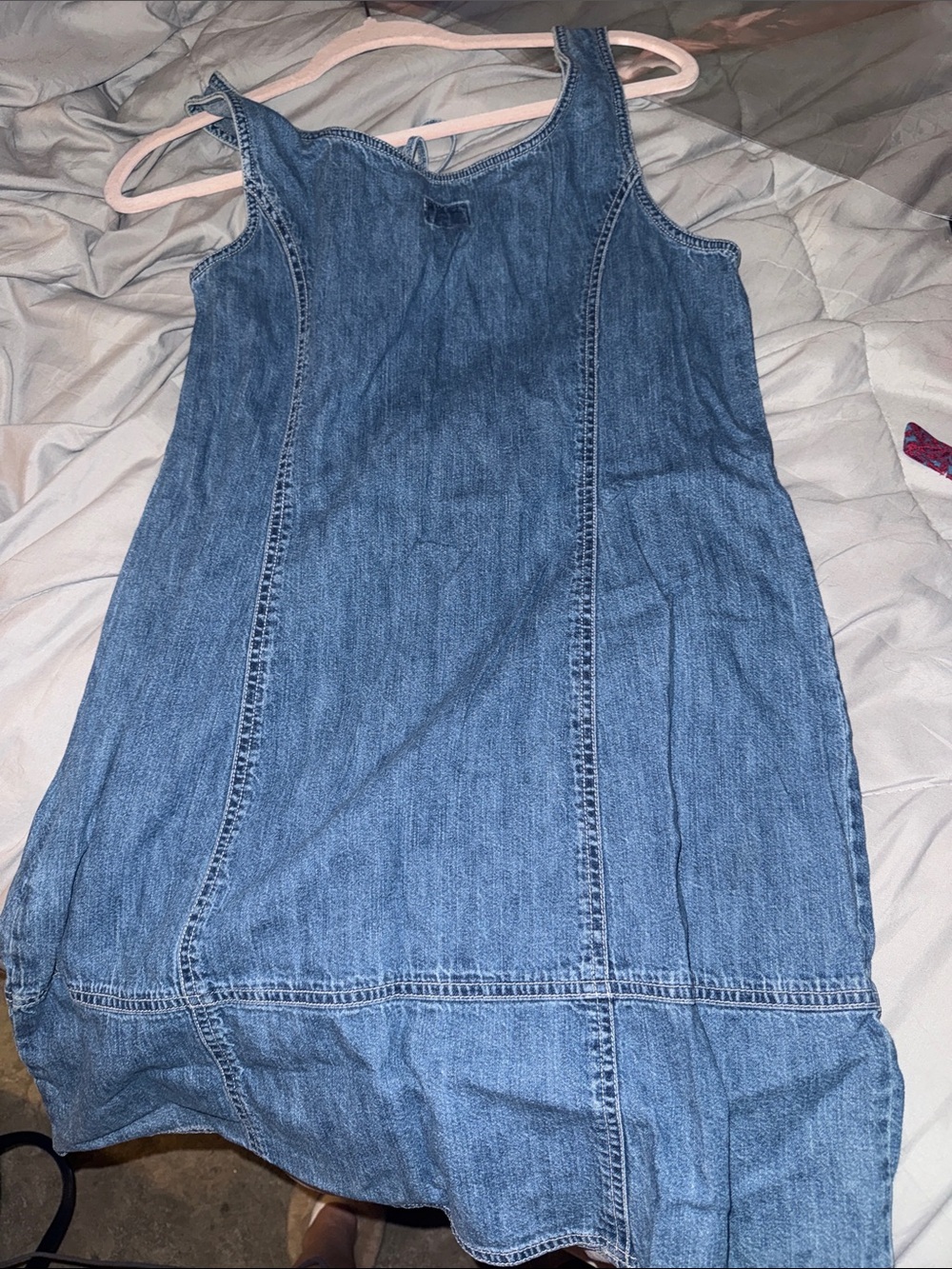 Calvin Klein Jeans Blue Denim Mini Dress - Picture 2 of 2